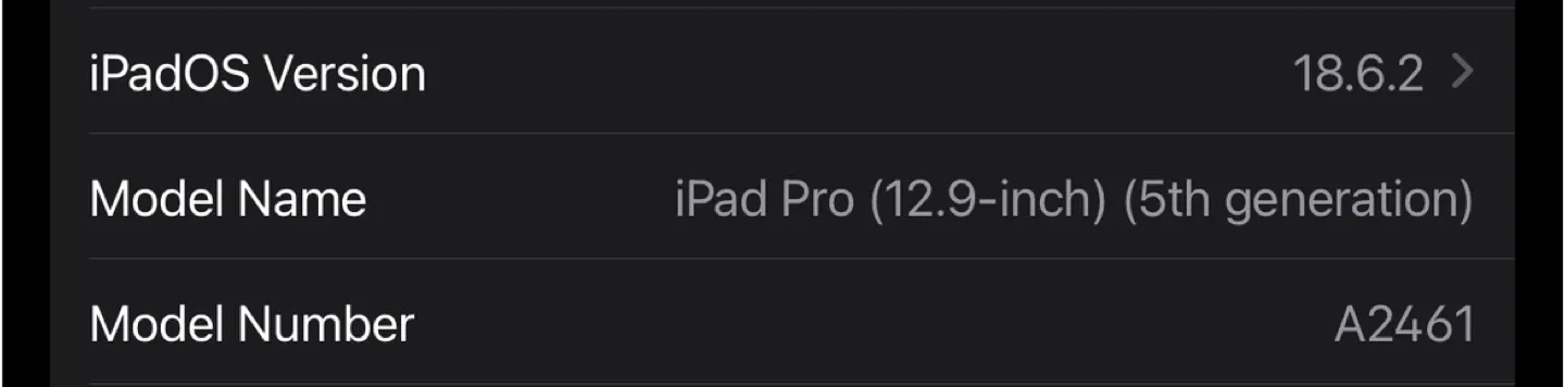 iPad 13 Pro 12.9” 1TB with CELLULAR (excellent condition) image indicator(6)