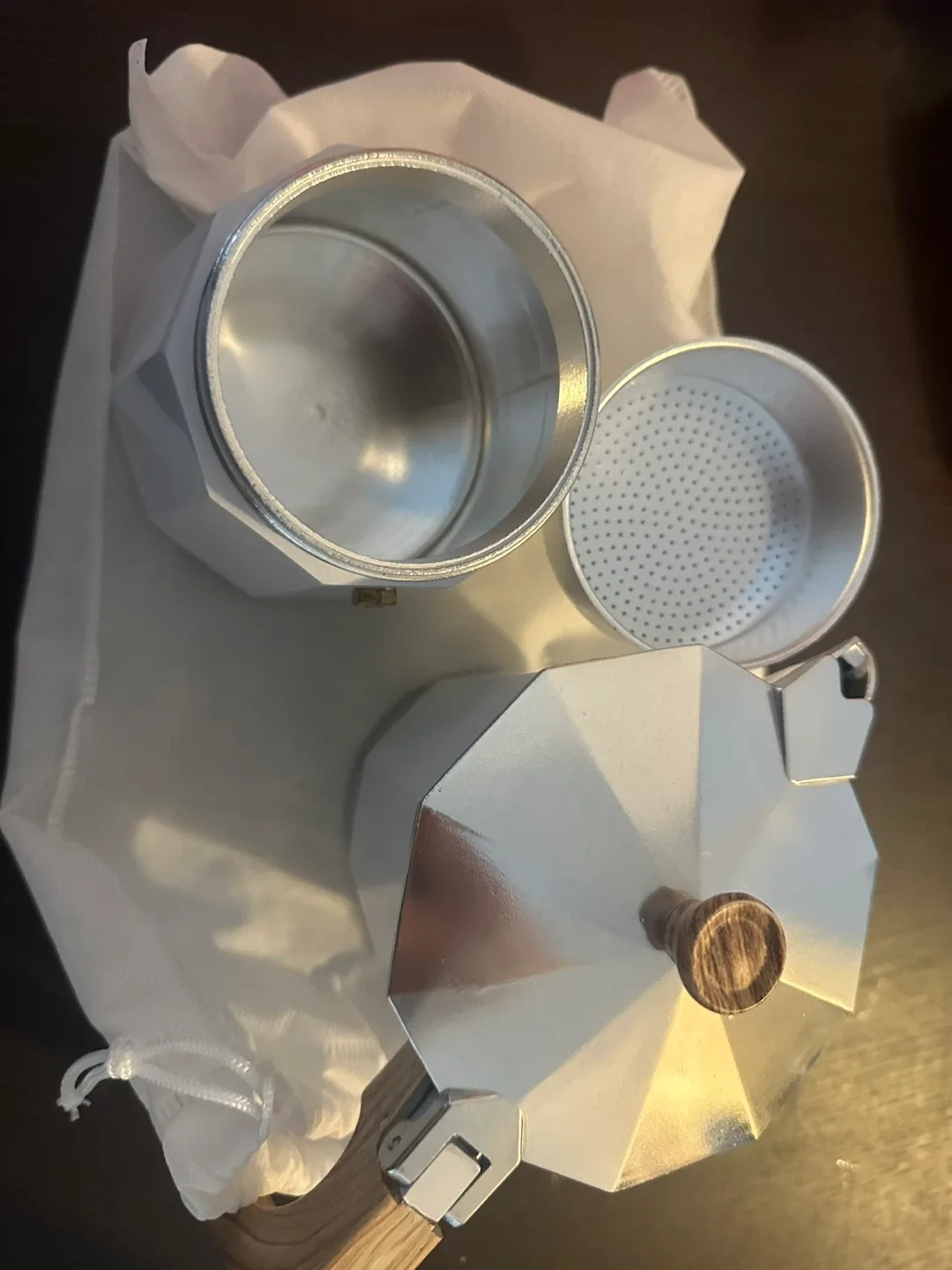 Bialetti Moka Pot - White