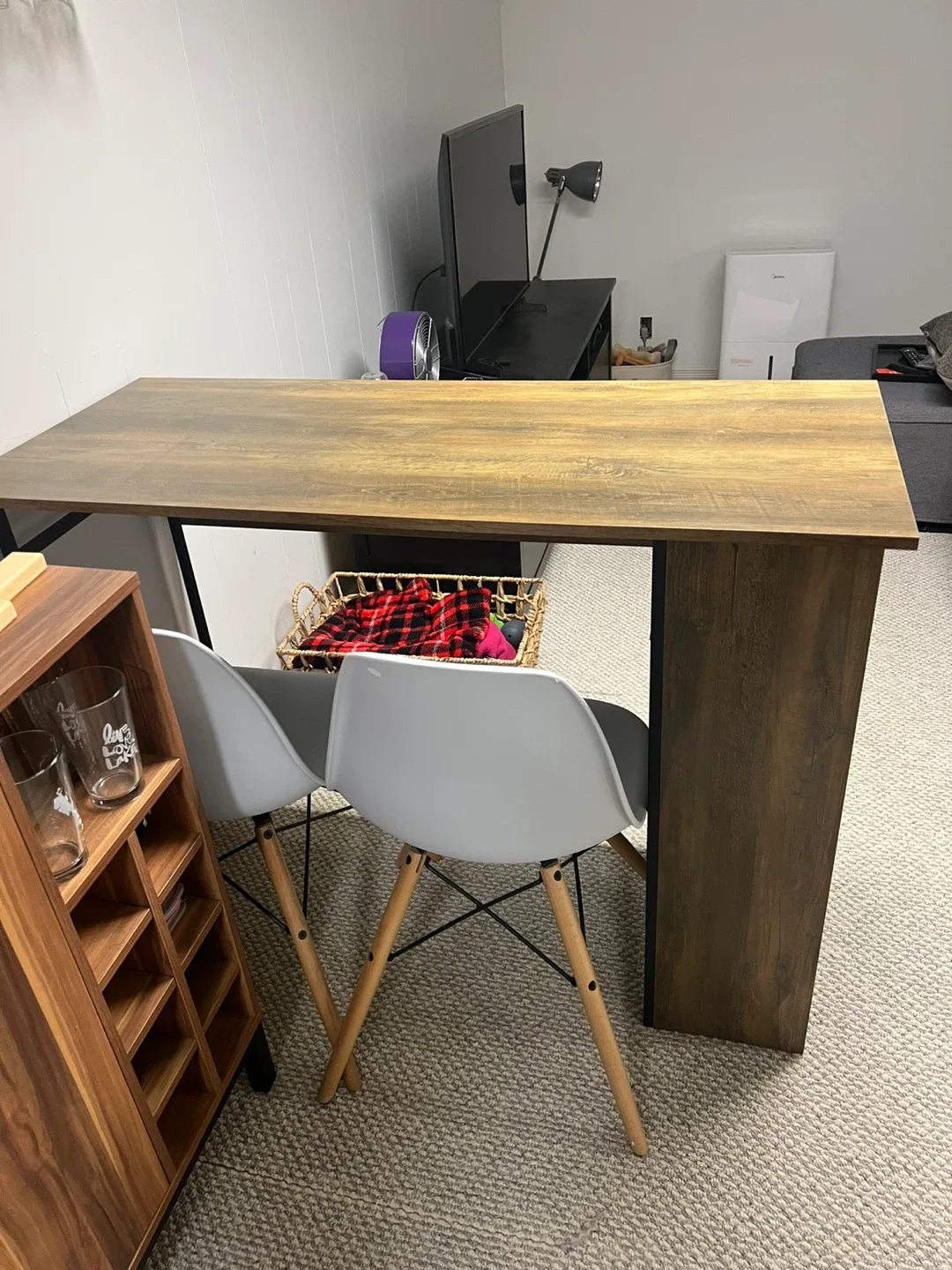 Foundry Select Garcia Extendable Oak Coloured Dining Table image indicator(4)