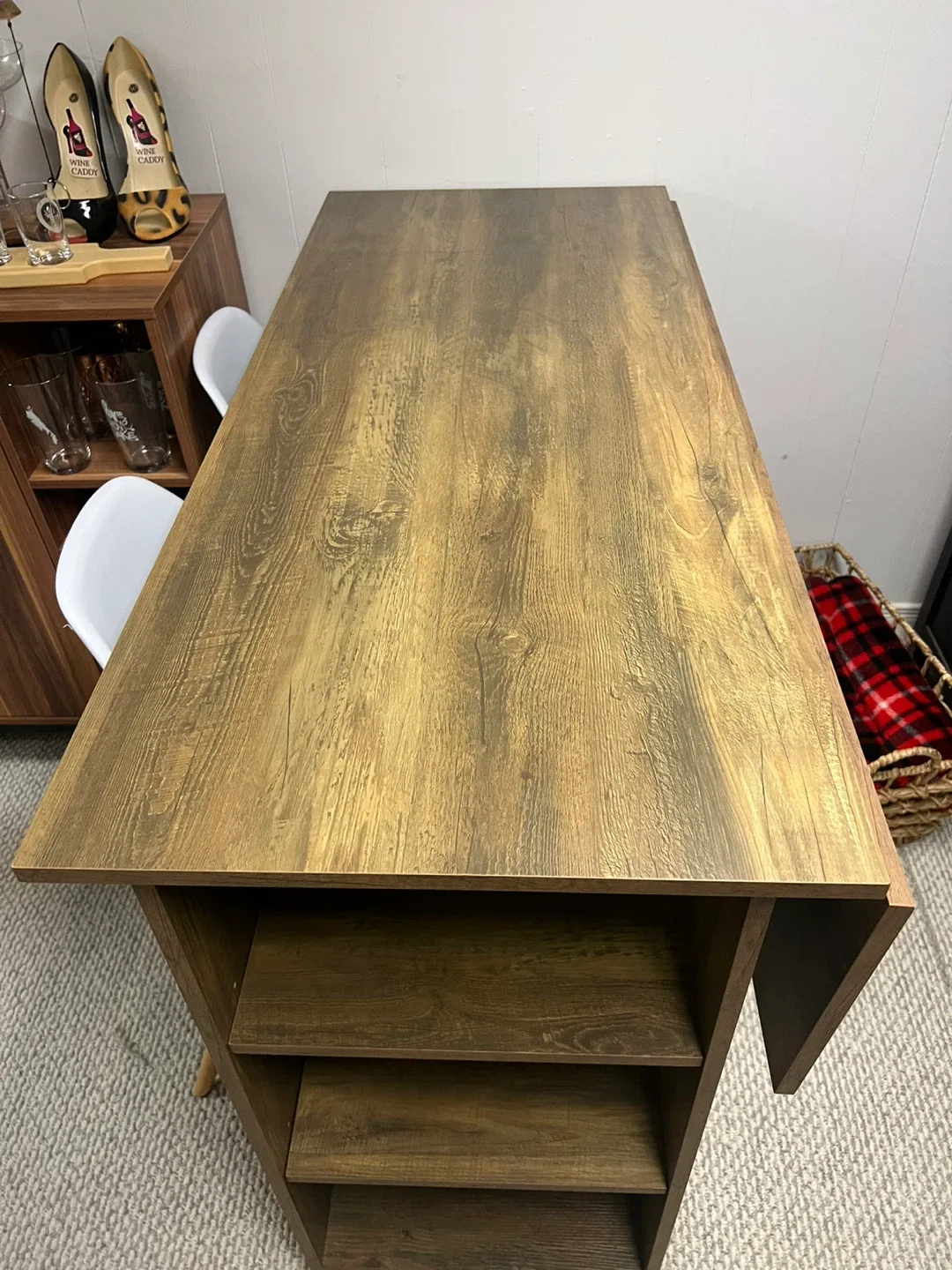 Foundry Select Garcia Extendable Oak Coloured Dining Table image indicator(7)