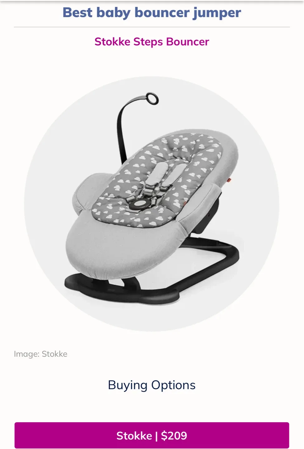 Stokke Steps Bouncer - Baby Bouncer Jumper image indicator(2)