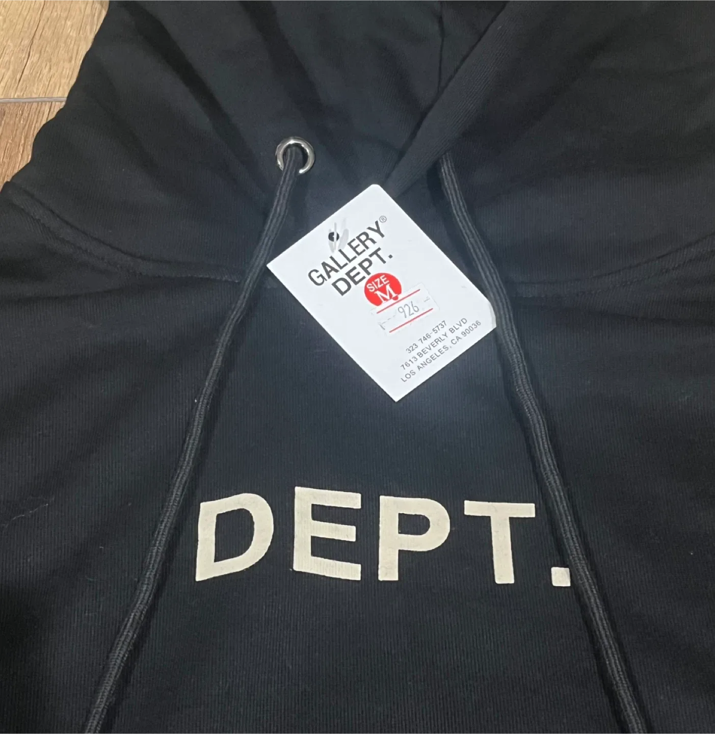 Black Gallery Department Hoodie image indicator(3)