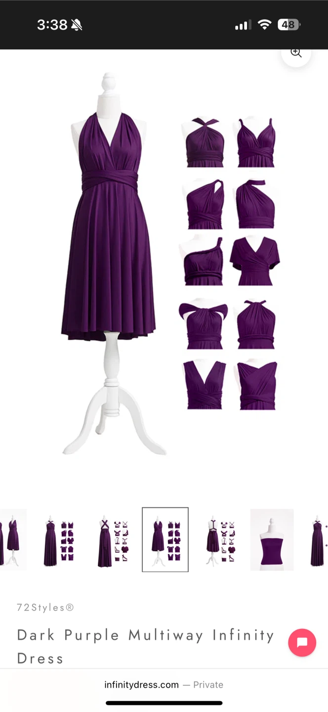 Dark Purple Multiway Infinity Dress - photo 2