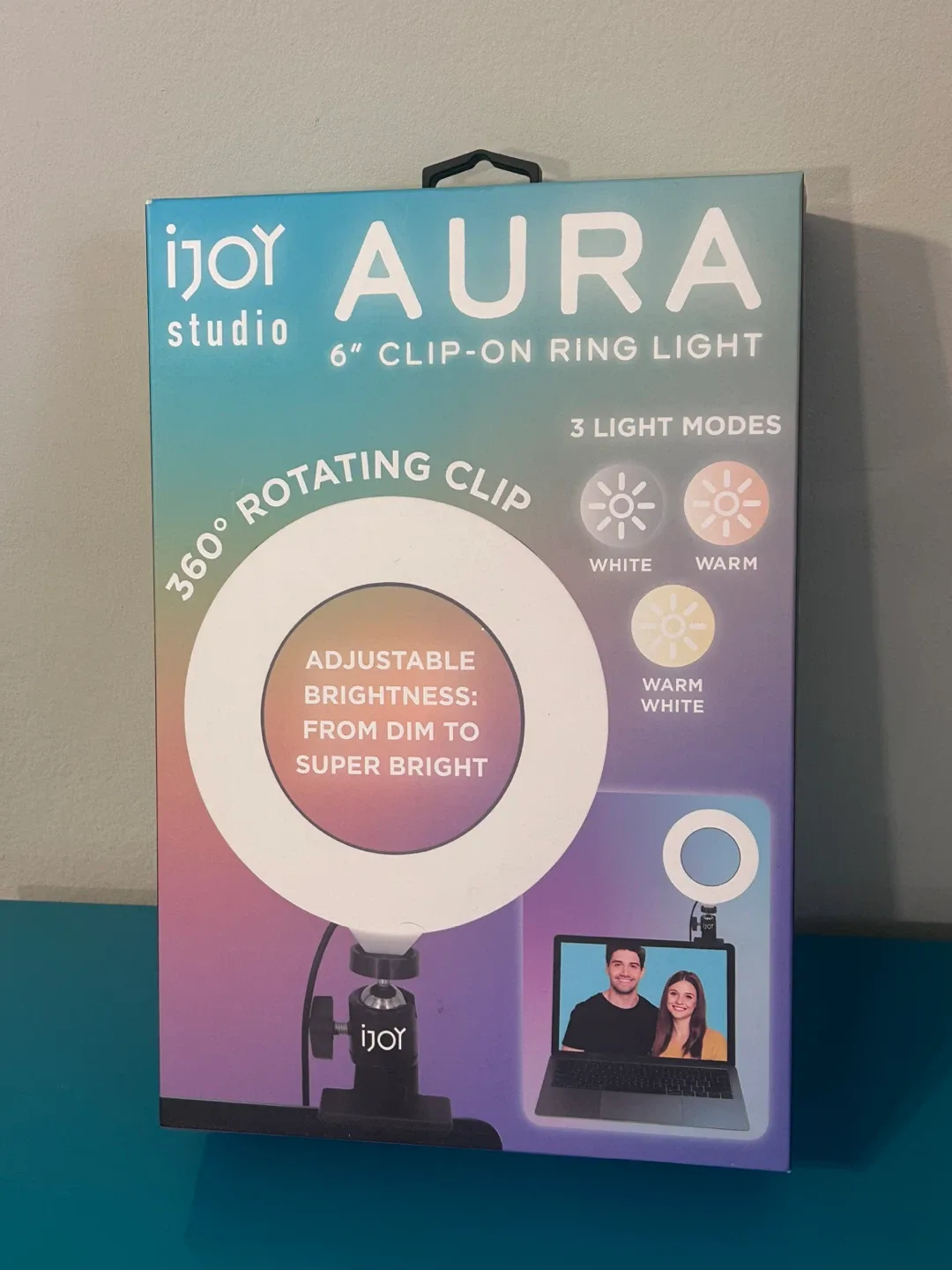 ⚡️NEW iJoy AURA 6” Clip-On Ring Light – 3 Light Modes