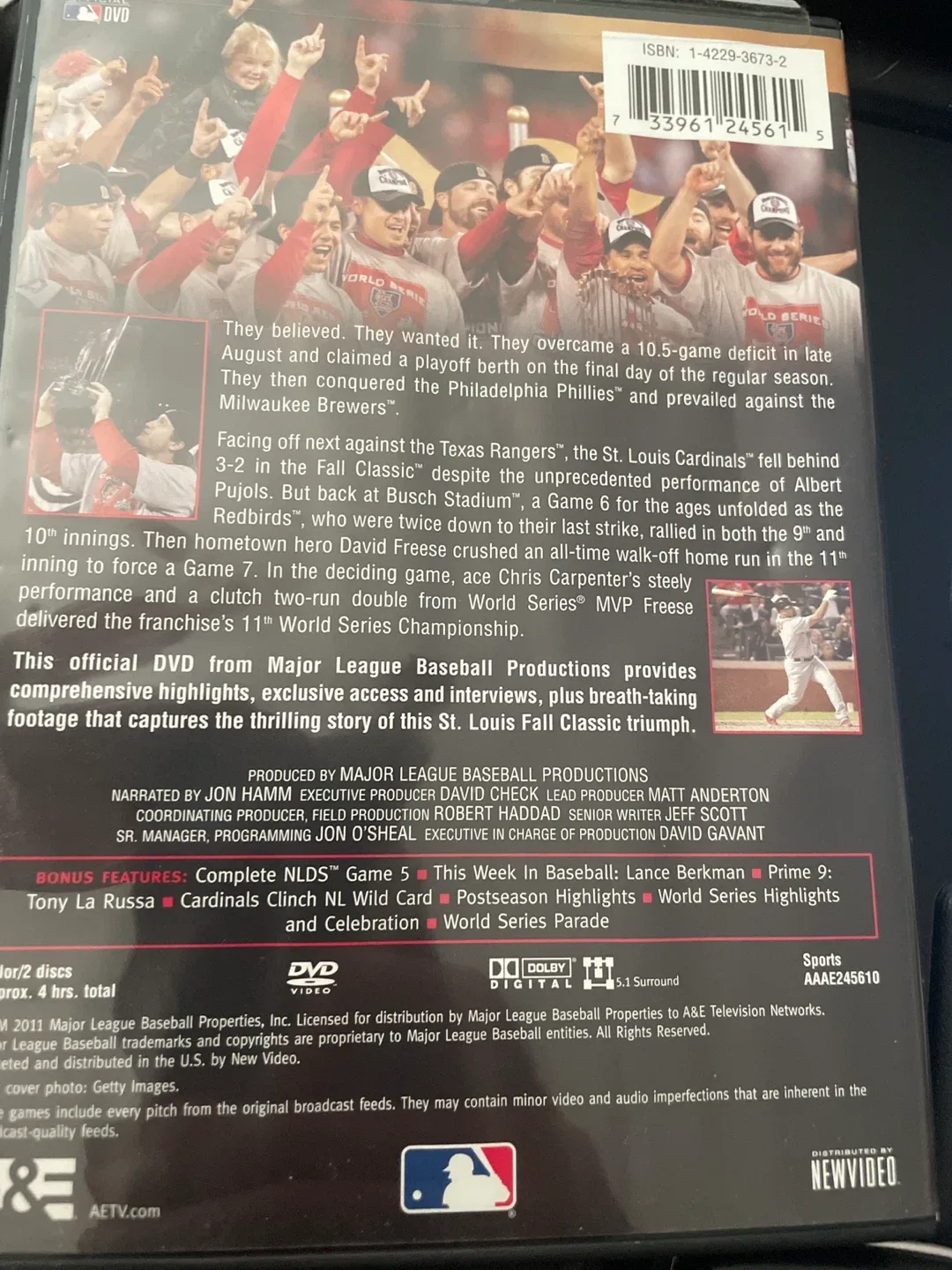 2011 World Series Champions 2-Disc DVD image indicator(3)