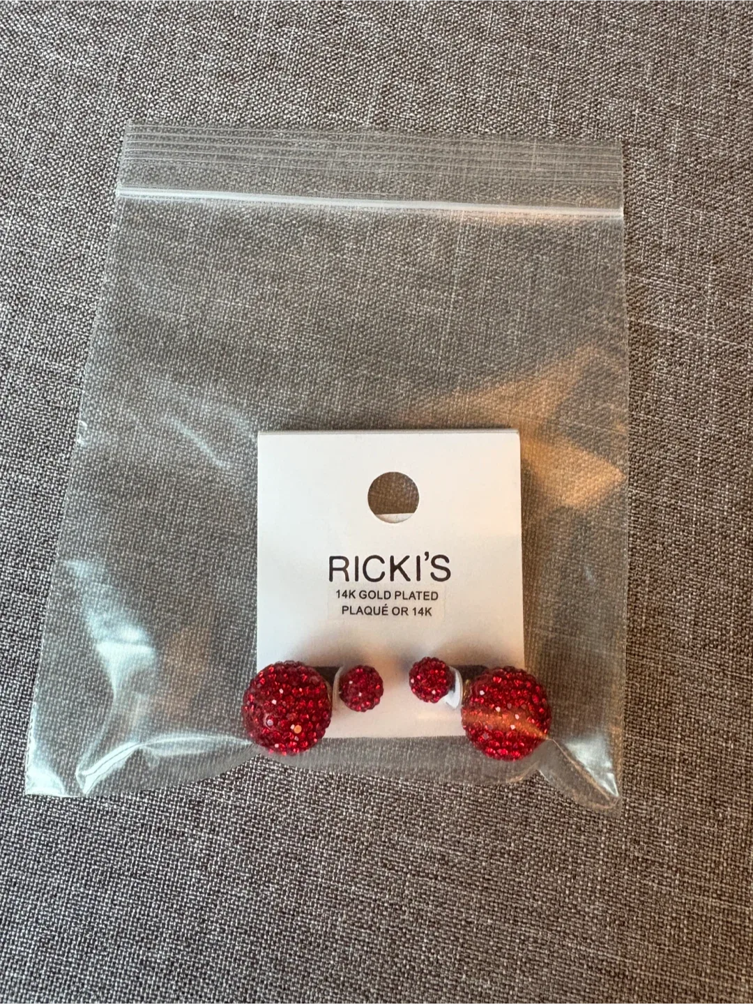 Ricki's Red Earrings - New! image indicator(3)