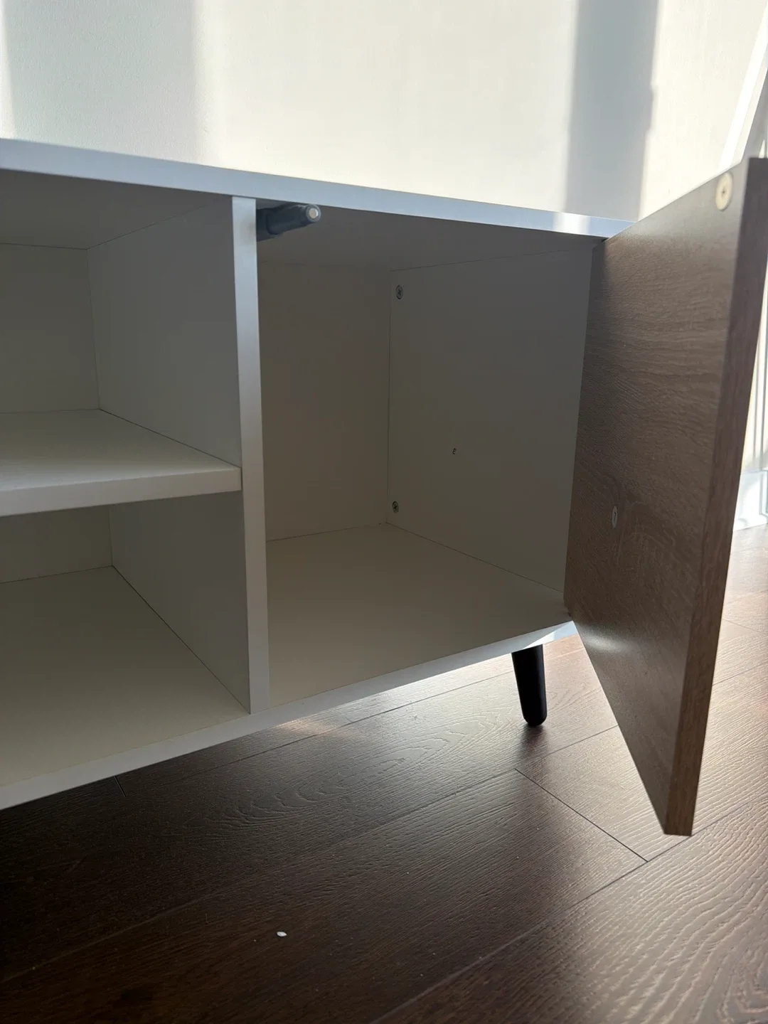 White & Wood TV Stand image indicator(5)