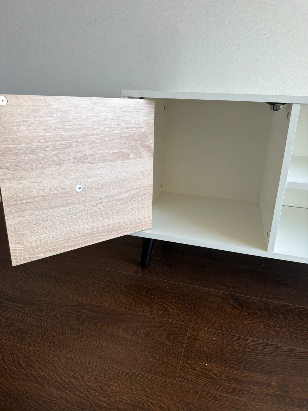 White & Wood TV Stand image indicator(3)