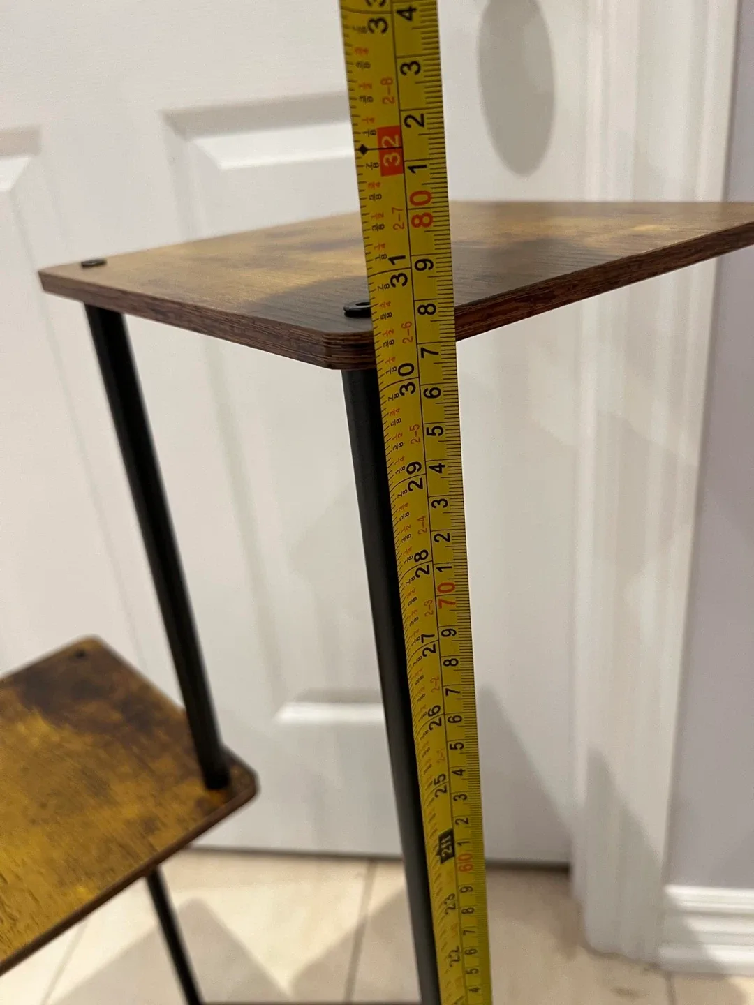 Brown Wood Plant Stand image indicator(5)