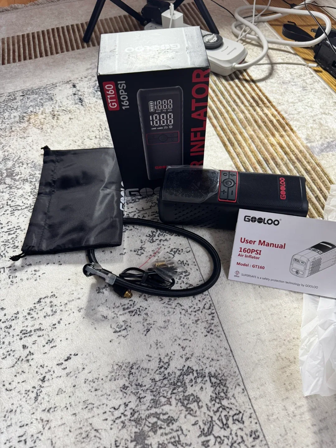 Gooloo GT160 160PSI Air Inflator -New! image indicator(2)