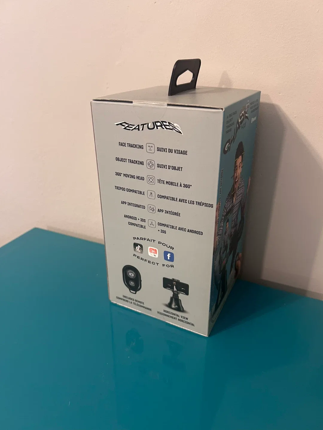 ⚡️NEW iJoy Chaser+ 360° AI Face Tracking Tripod image indicator(3)