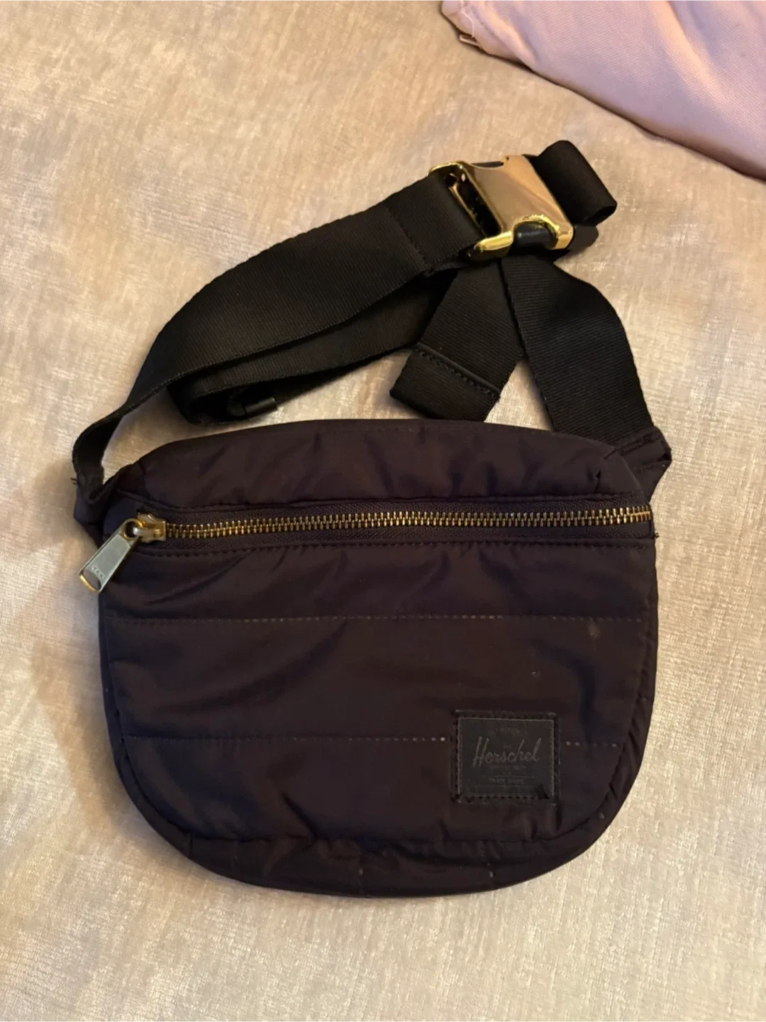 Herschel Black Fanny Pack