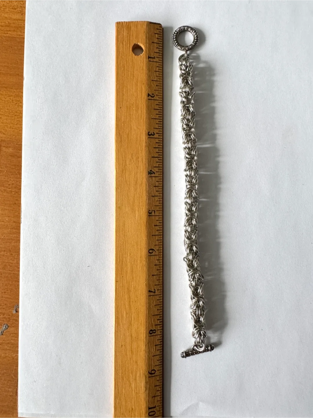 Sterling Silver Celtic Style Chain Bracelet image indicator(2)