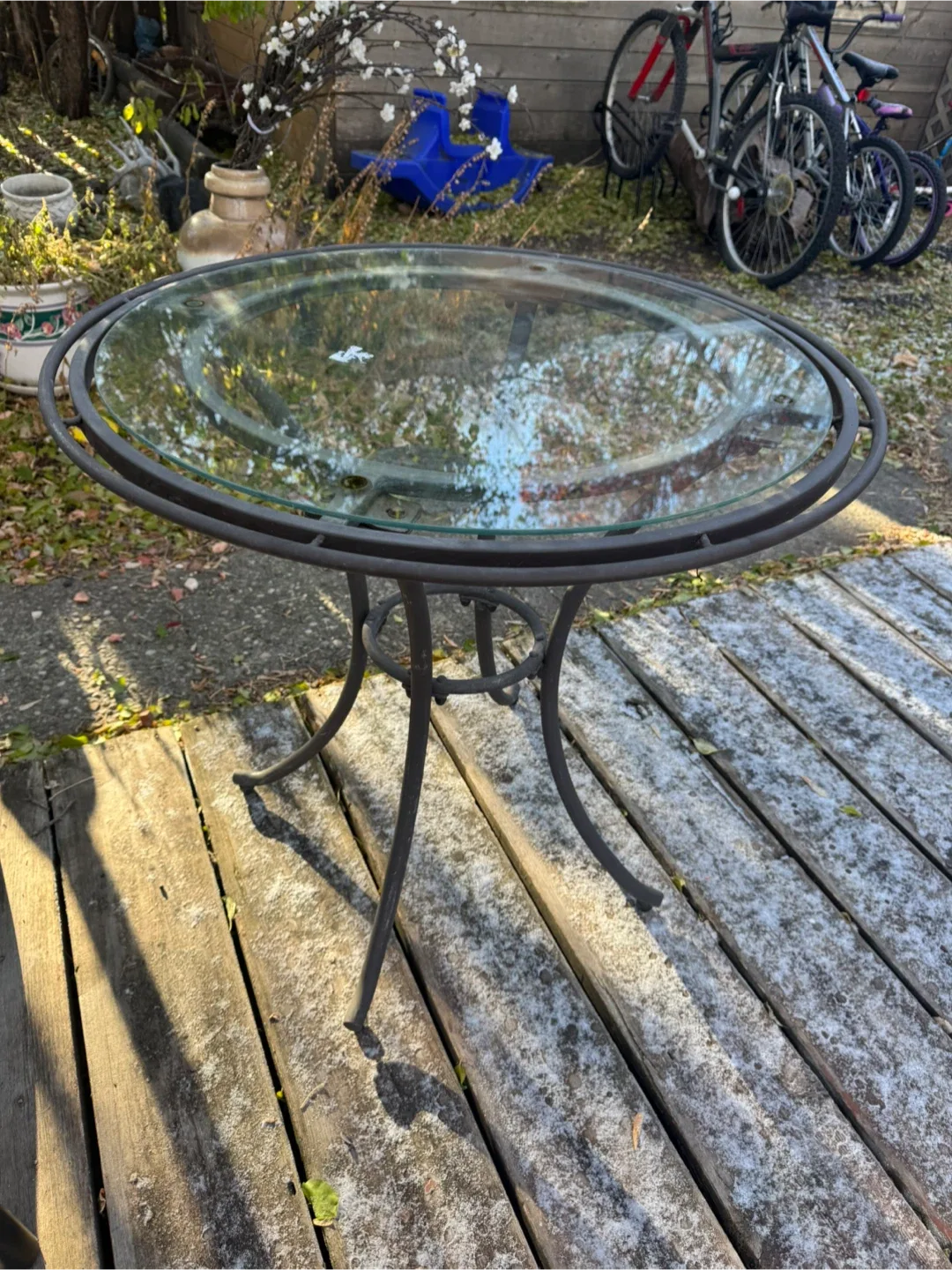 Glass Top Patio Table image indicator(2)