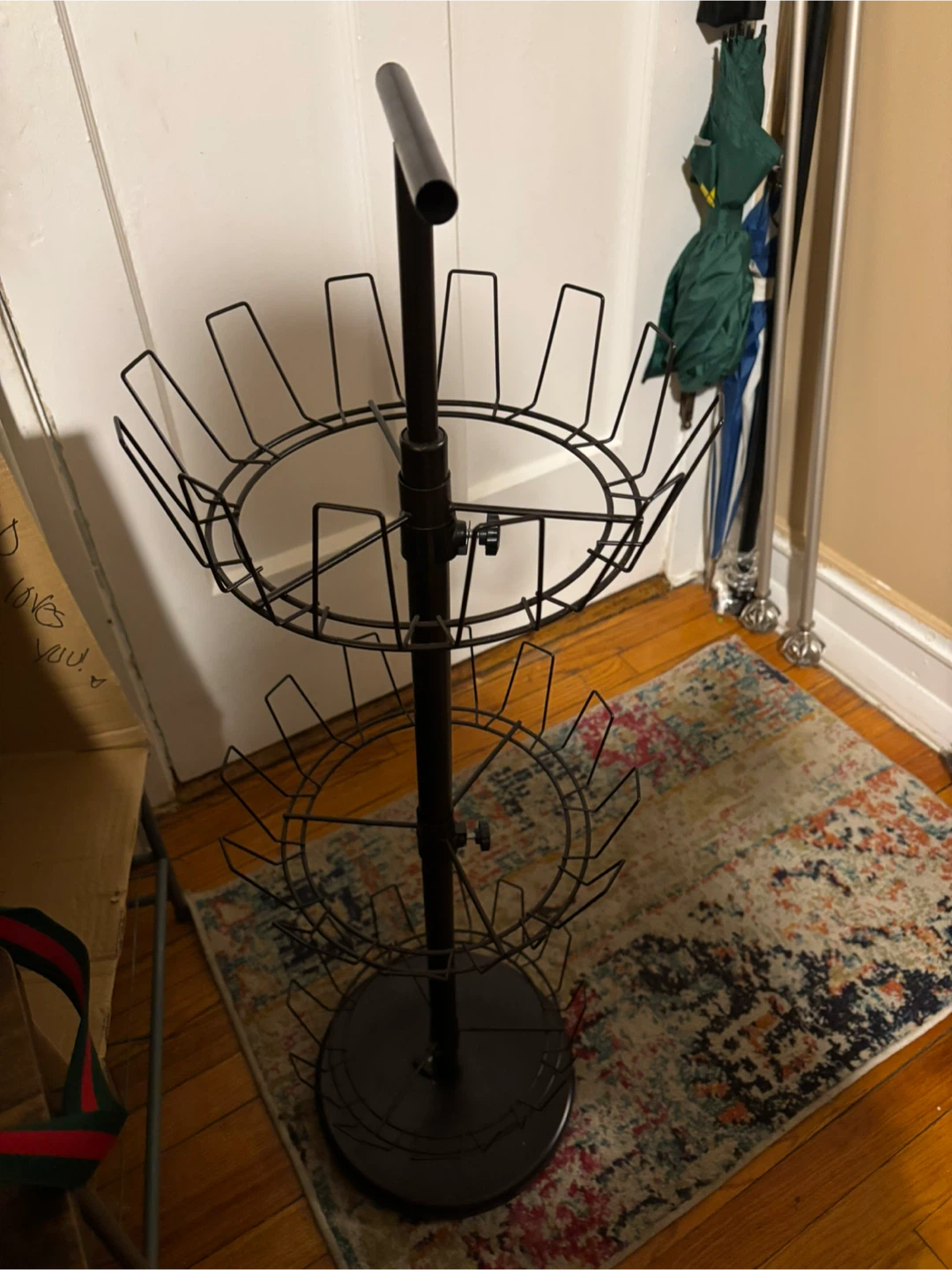 Black Metal Umbrella Stand/shoe rack 🥕