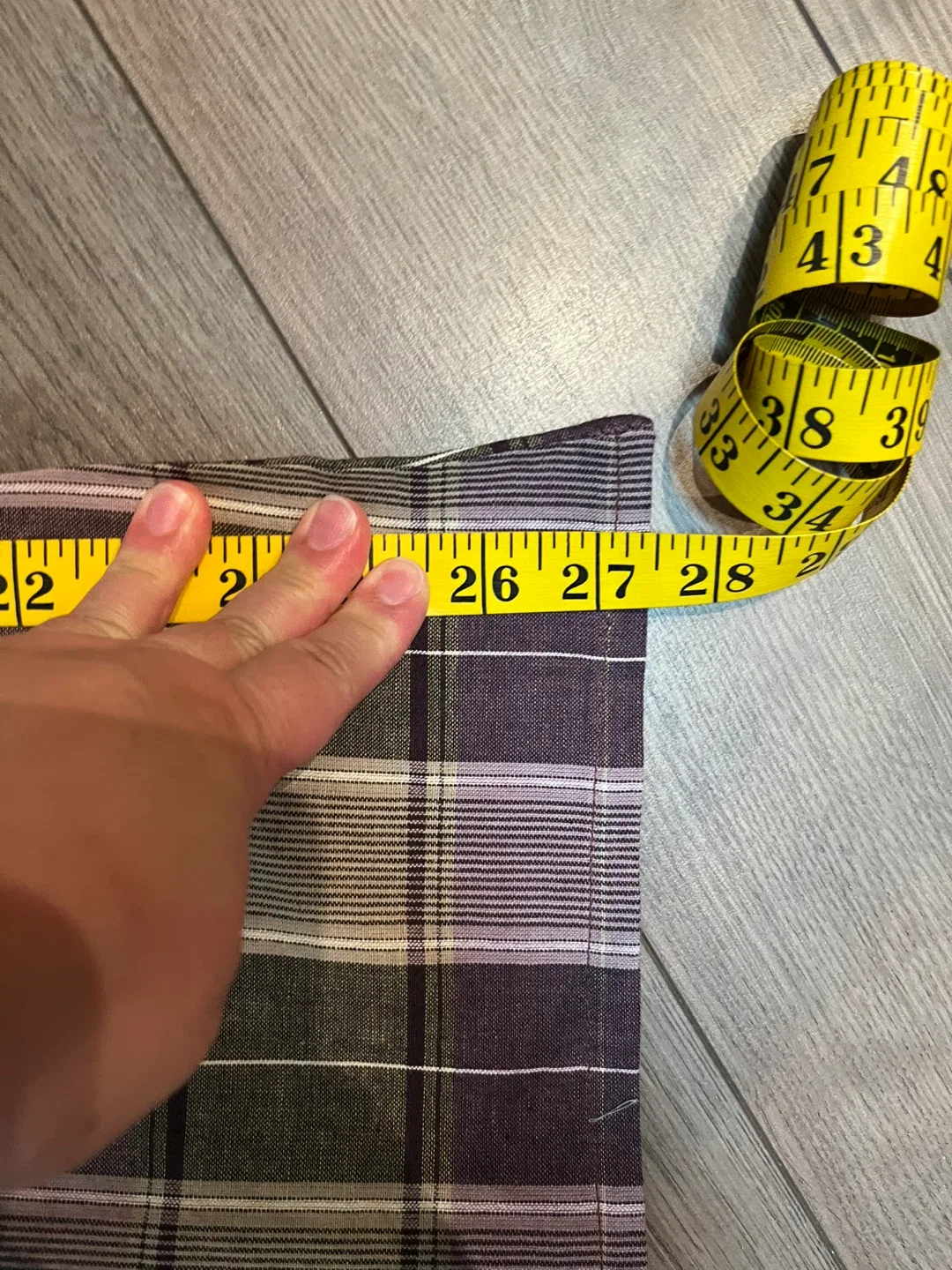 Pyunosso Plaid Dress - Size M image indicator(5)