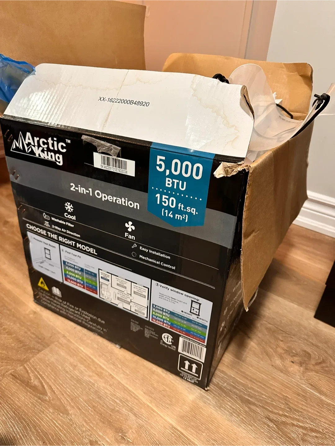 Arctic King 5,000 BTU Window Air Conditioner - White image indicator(2)