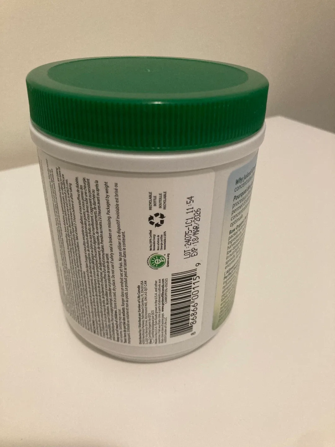 Garden of Life Raw Organic Perfect Food image indicator(4)