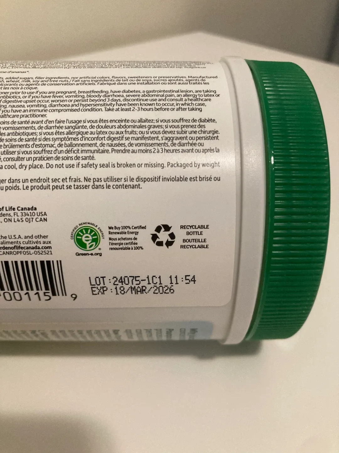 Garden of Life Raw Organic Perfect Food image indicator(3)