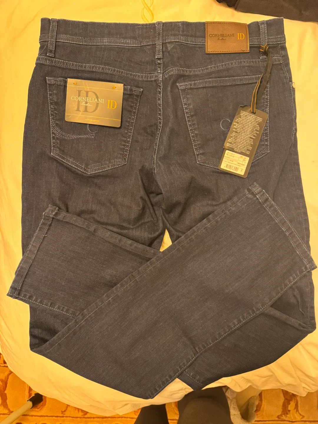 Corneliani ID Dark Wash Jeans - Size 34 thumbnail