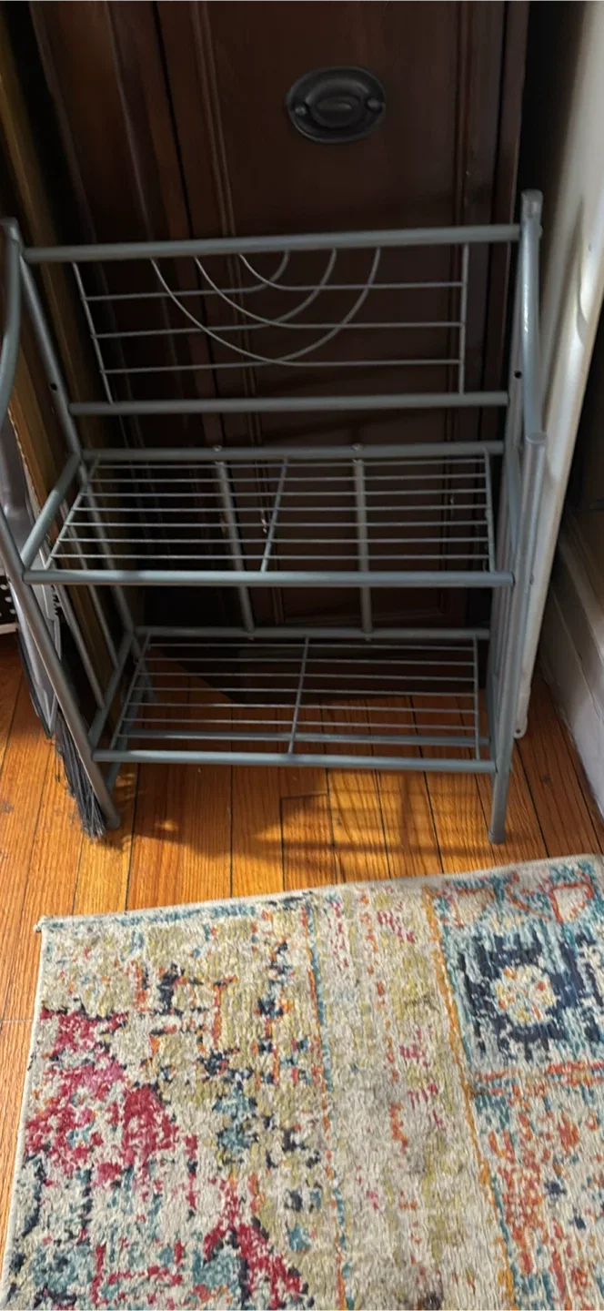 🥕Silver Metal 3-Tier organizer Rack for house and bathroom