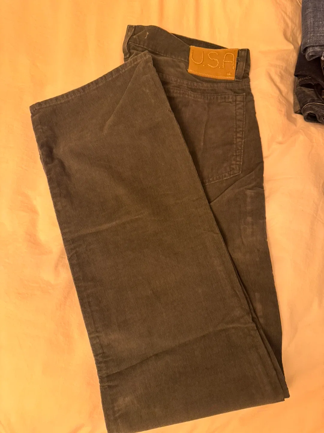 U.S.A. Corduroy Pants Size 34 thumbnail