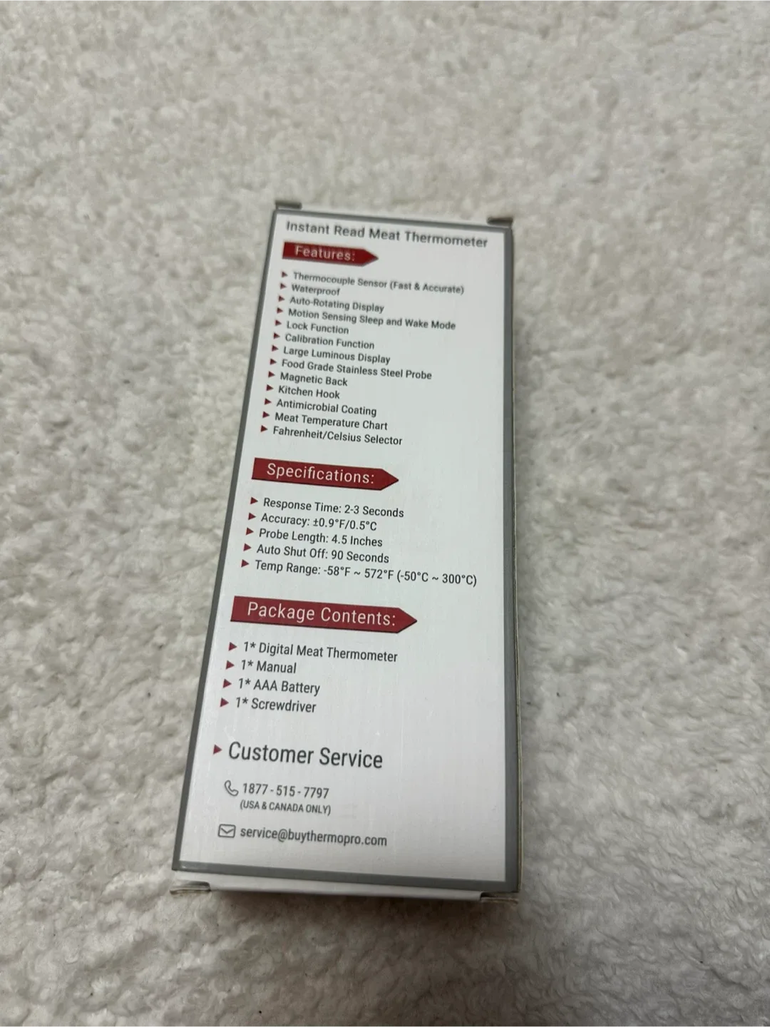 New ThermoPro+ Digital Meat Thermometer image indicator(2)