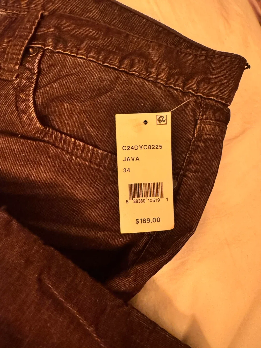 Joe's Jeans Java Corduroy, Size 34 image indicator(2)