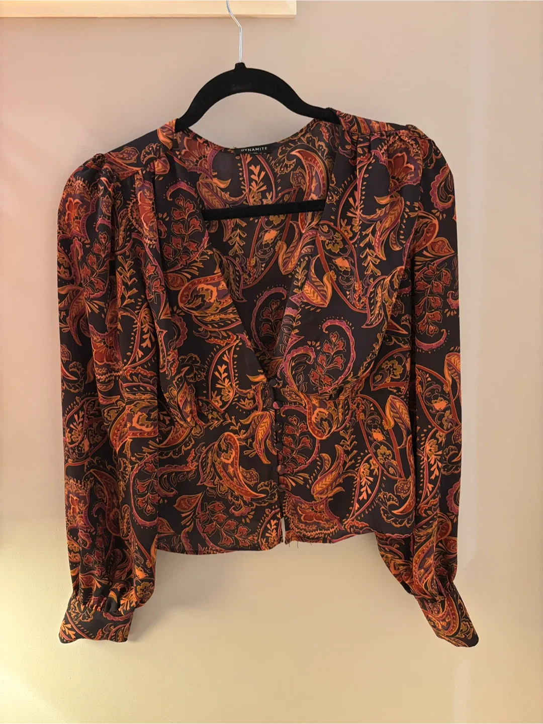 Dynamite Paisley Blouse - Size P/S
