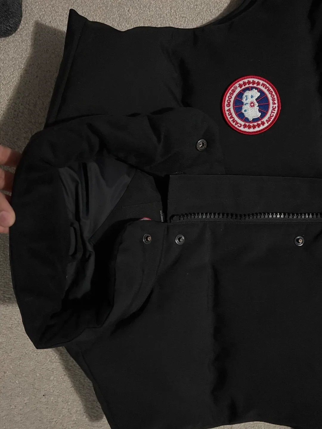 Canada Goose Black Down Padded Vest image indicator(5)