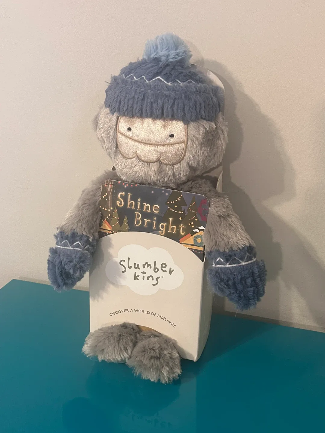❄️NEW Slumberkins Yeti Plush + Affirmation Card Set