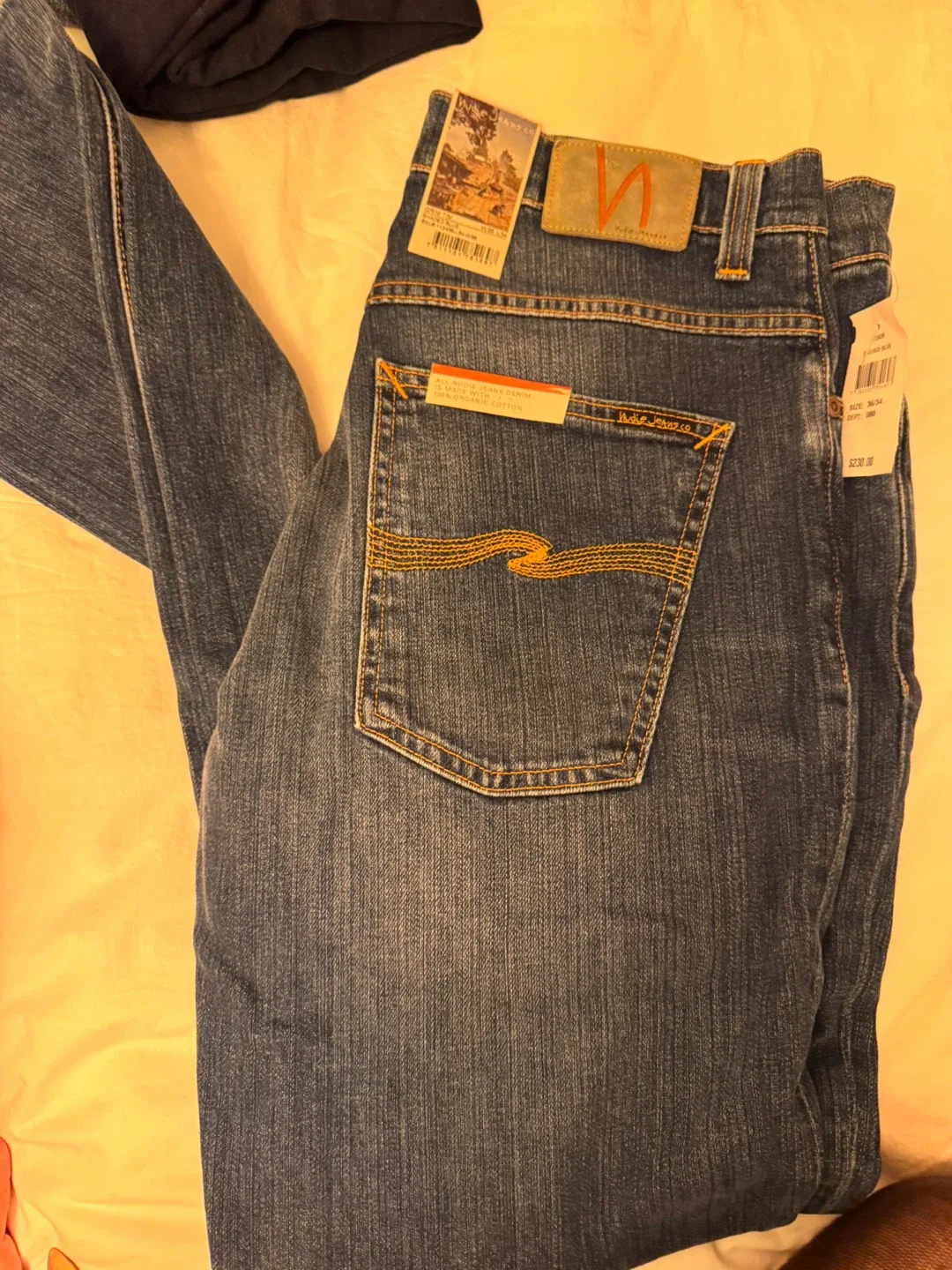 Nudie Jeans Shaded Blue Size 36/34 image indicator(2)