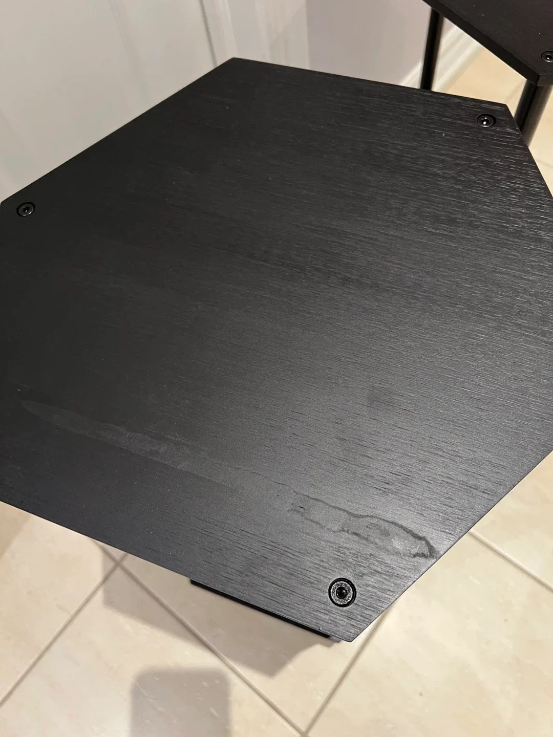 Set of 2 Black Hexagon Side Tables image indicator(5)