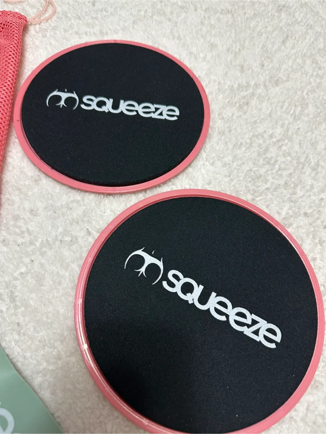 Squeeze Exercise Sliders and Resistance Bands Set image indicator(2)