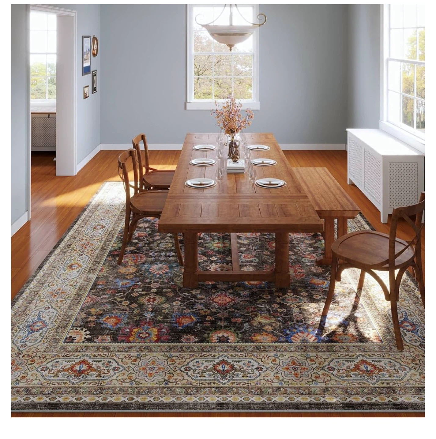 6*9 Area Rug with Non-Slip Backing - photo 2