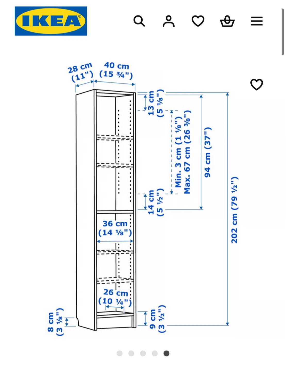 IKEA Billy White Bookcase- never opened, brand new ! - photo 4