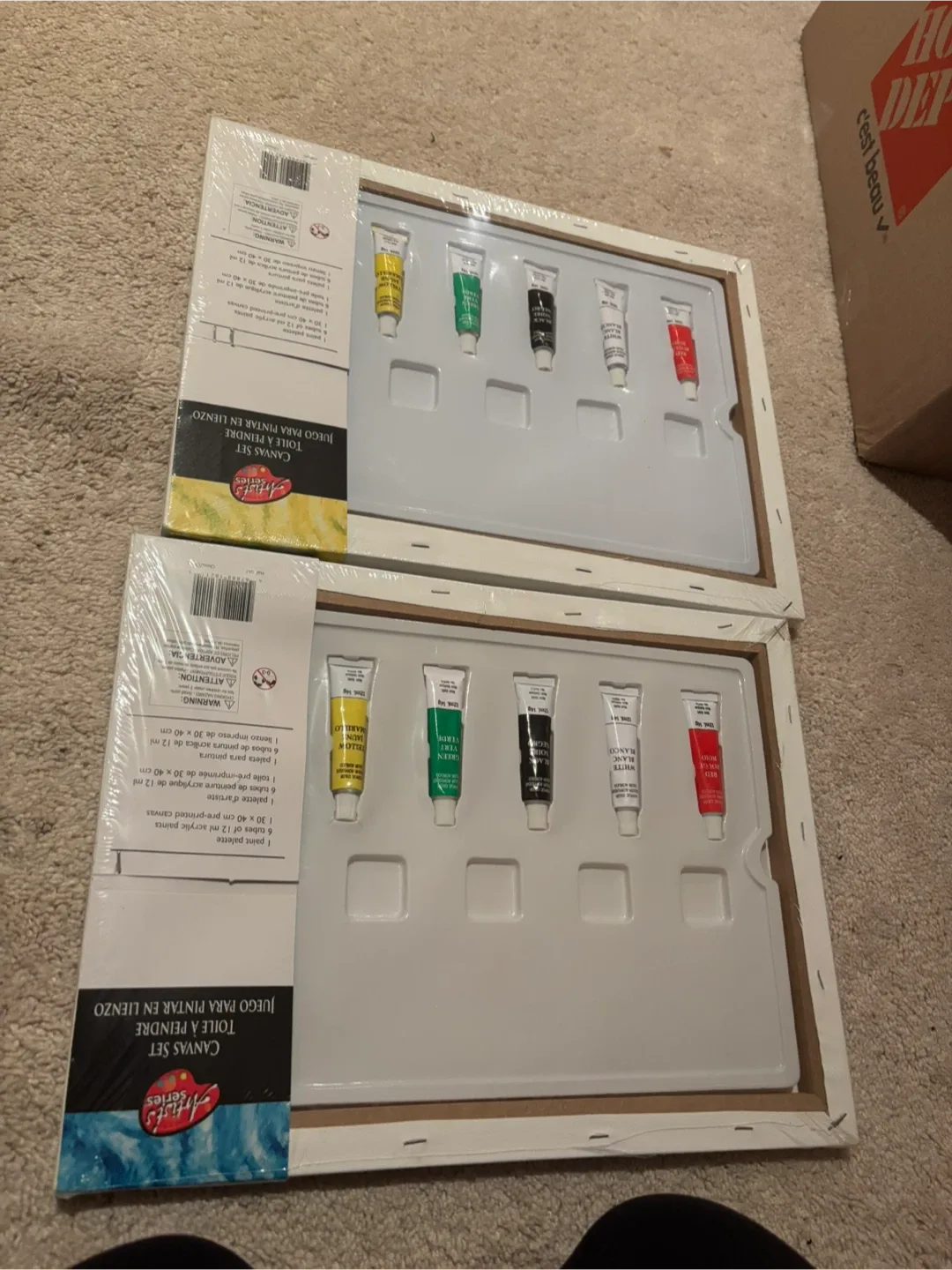 (FREE) Simple Canvas painting + Picture Frame image indicator(4)