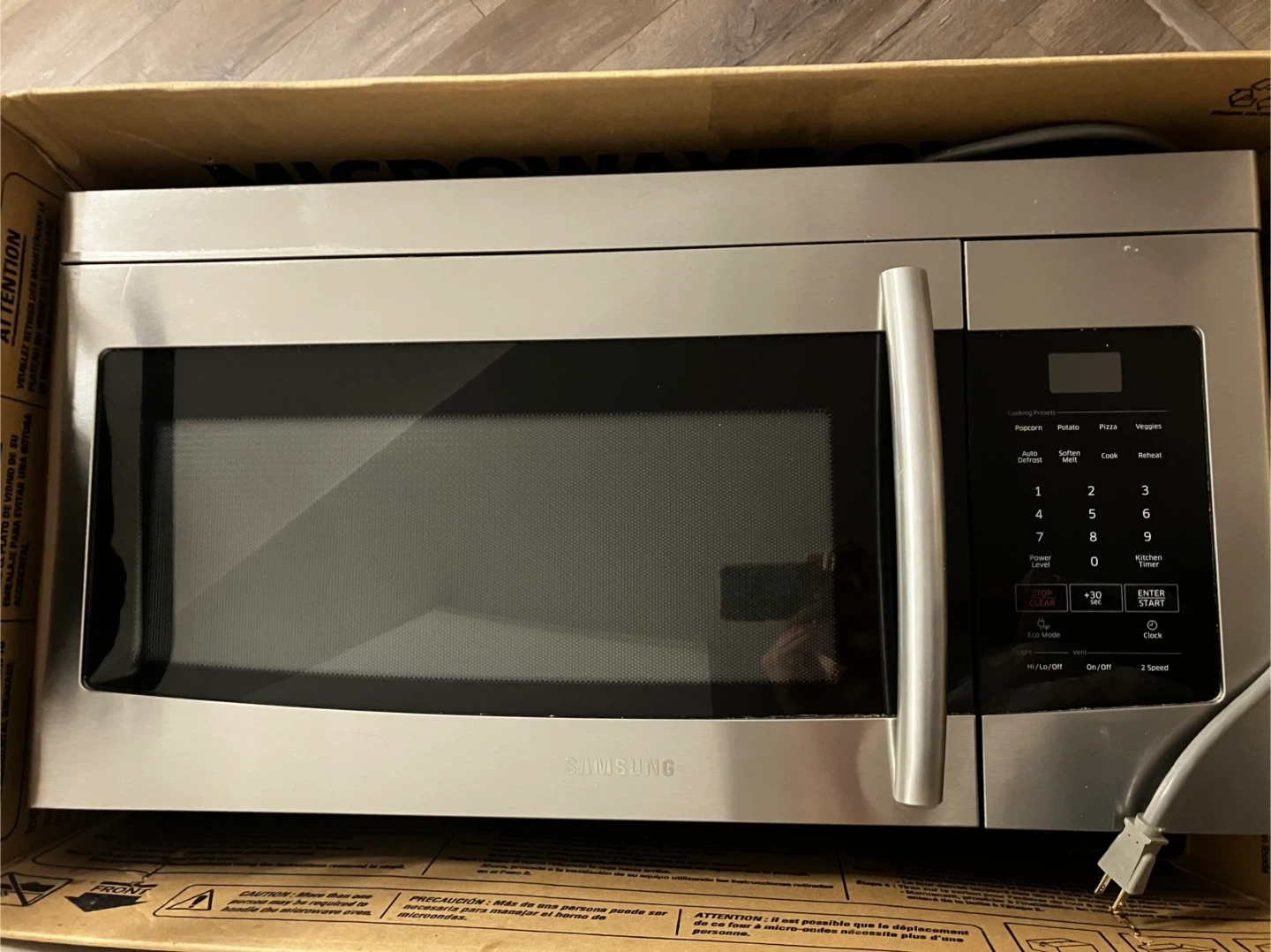 Samsung Stainless Steele Microwave - photo 3