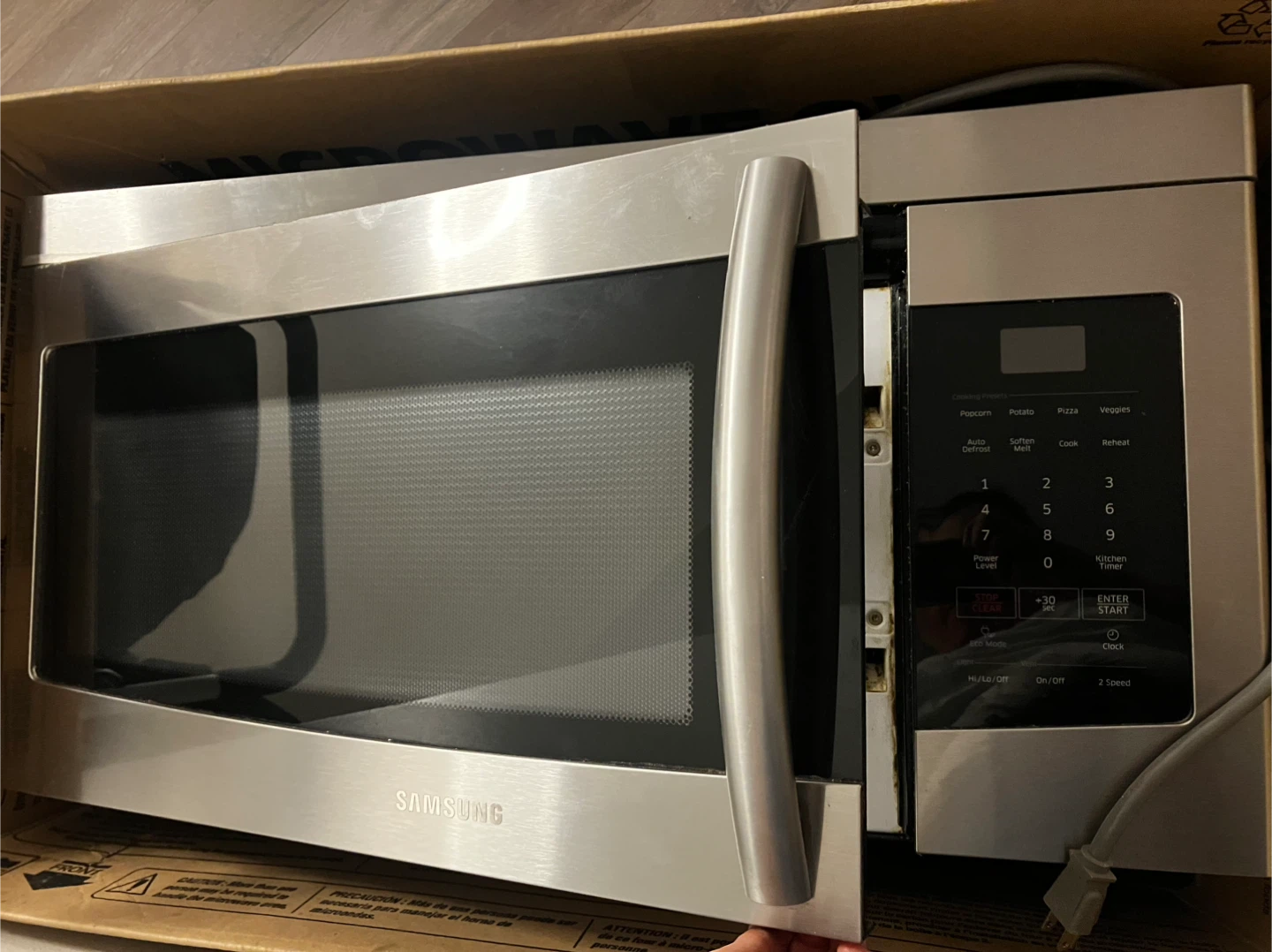 Samsung Stainless Steele Microwave