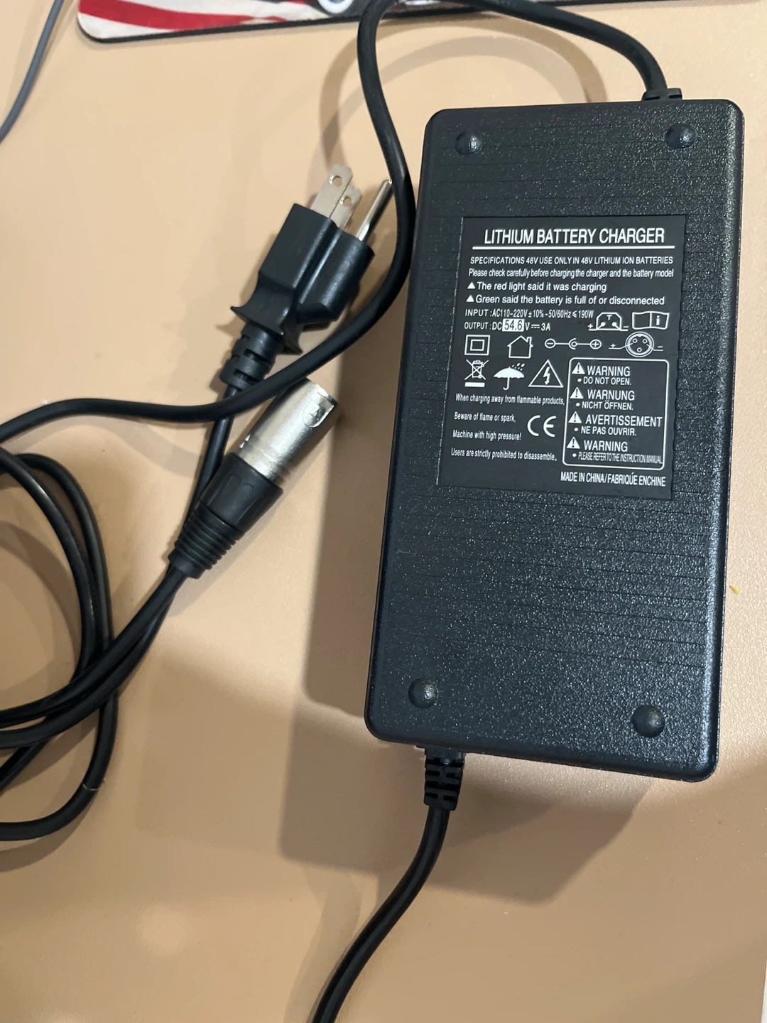 Lithium Battery Charger 48V - photo 2