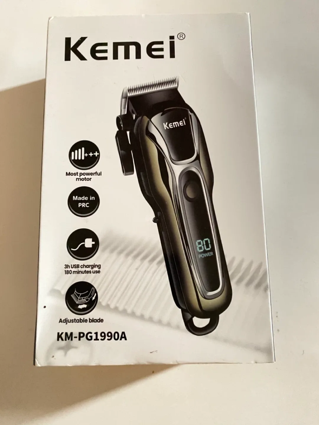 Kemei KM-PG1990A Hair Clipper - Brand New in Box image indicator(2)