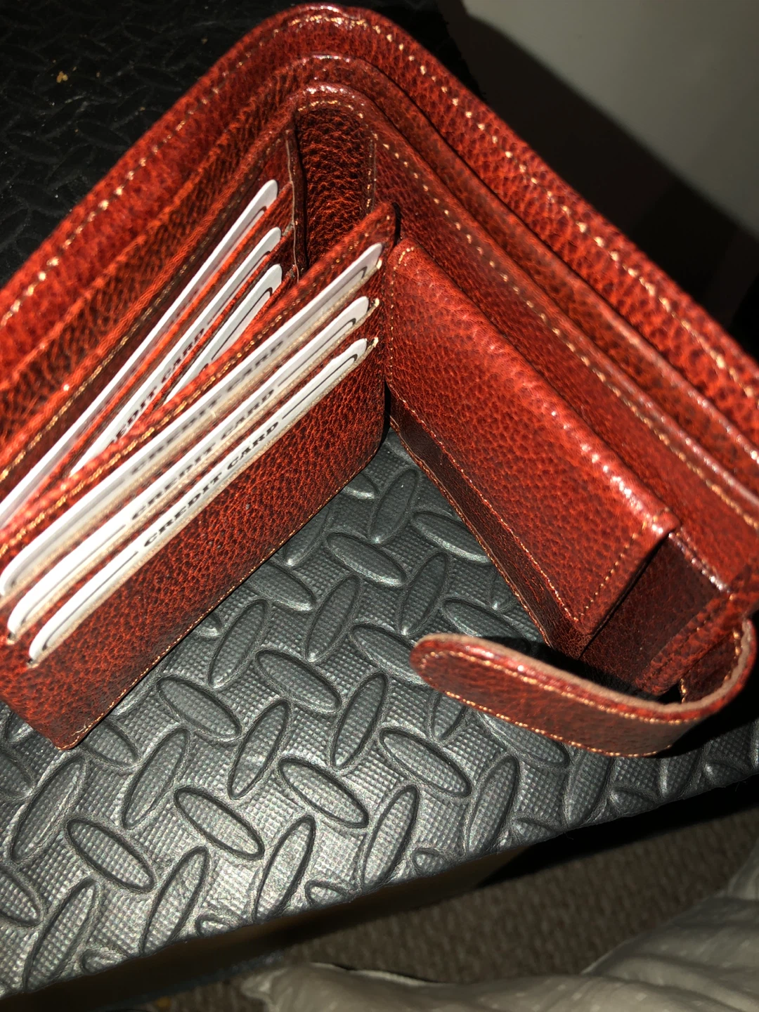 Leather Wallet - Brown - photo 2