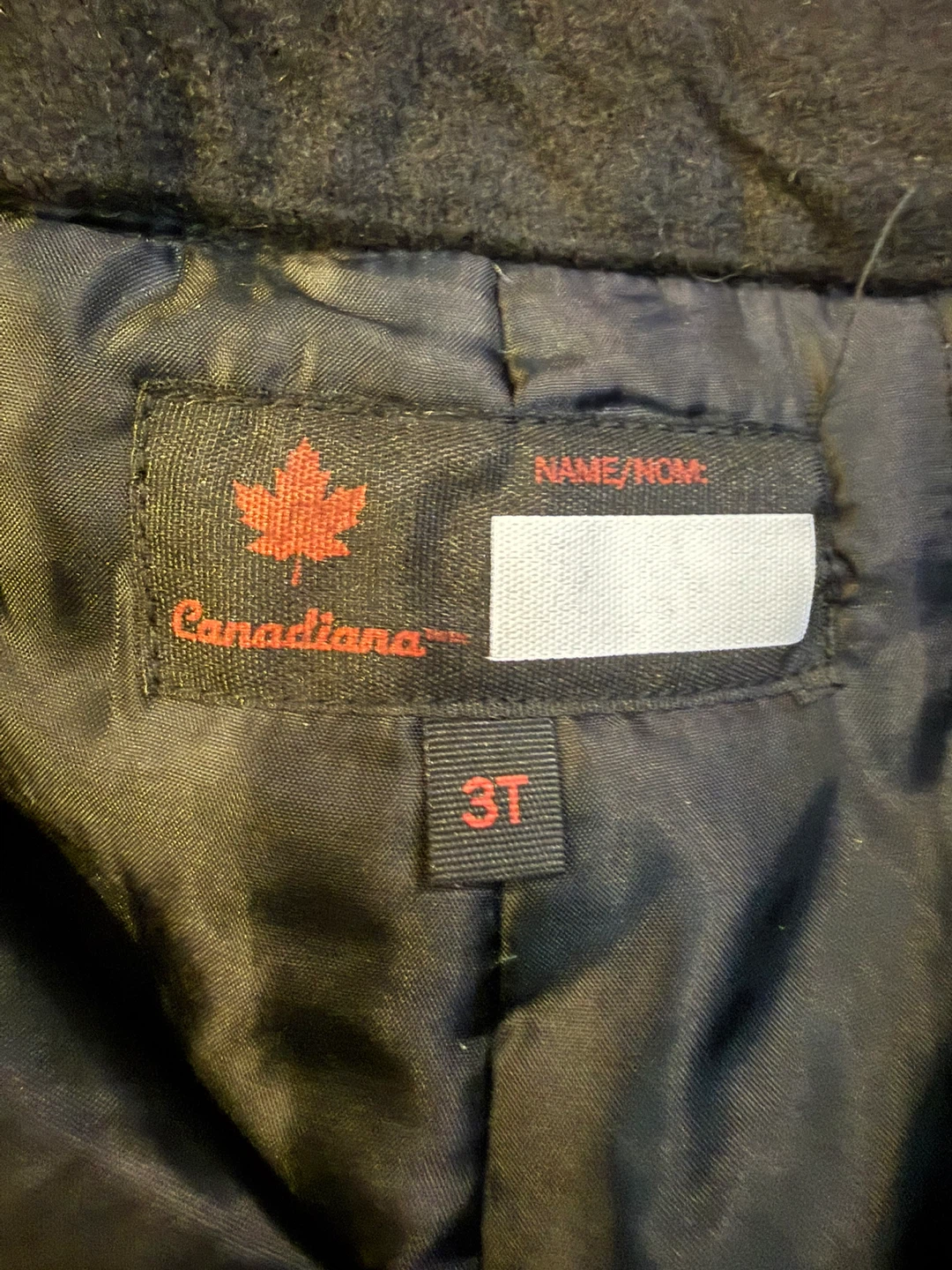 Canadiana Black Snow Pants 3T - photo 3