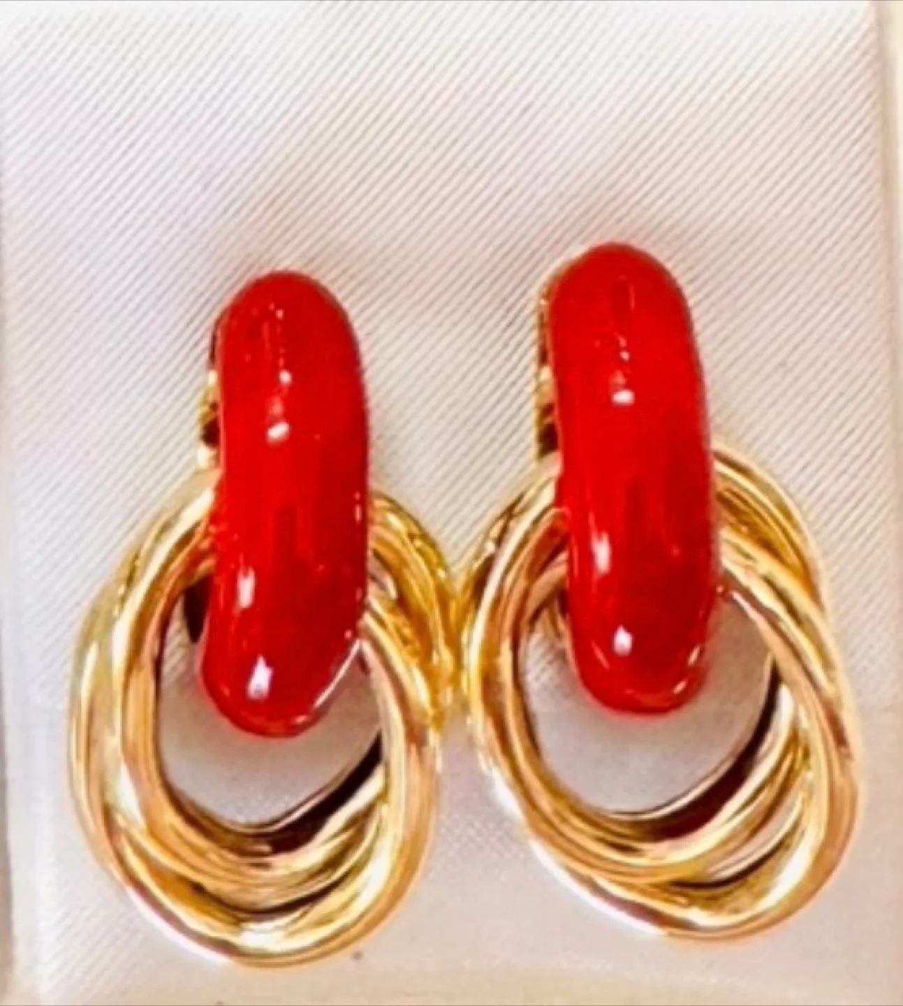 Lovely Knot Earring 14K Gold Plating image indicator(8)