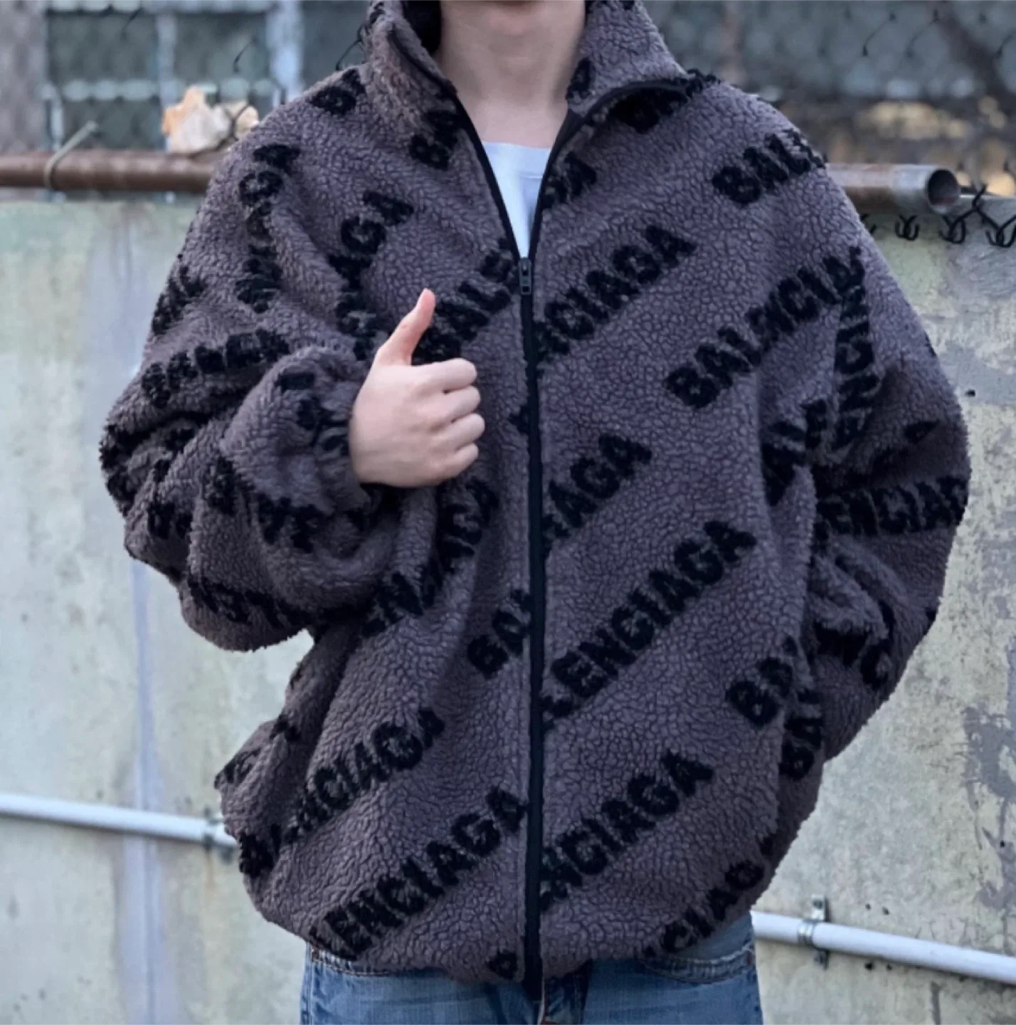 Balenciaga Fleece Jacket