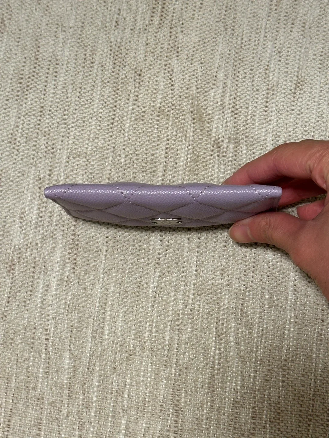 🦄🪻 Selling brand new Chanel light purple caviar card holder 🪻🦄 image indicator(8)