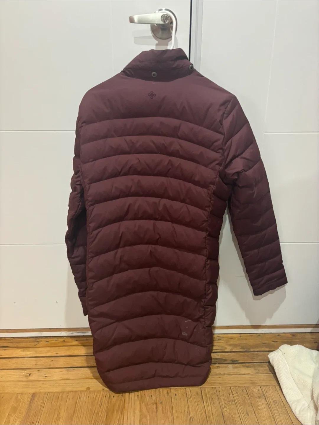 Lauren Down Puffer Coat - Burgundy image indicator(2)