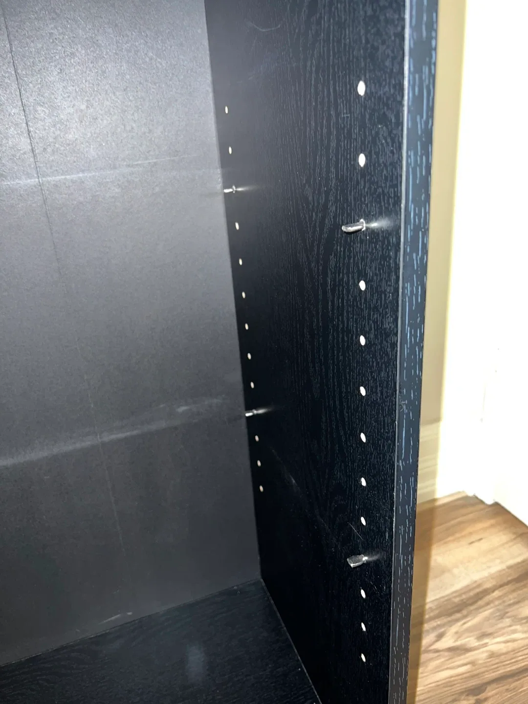 Black Wood Bookshelf image indicator(4)