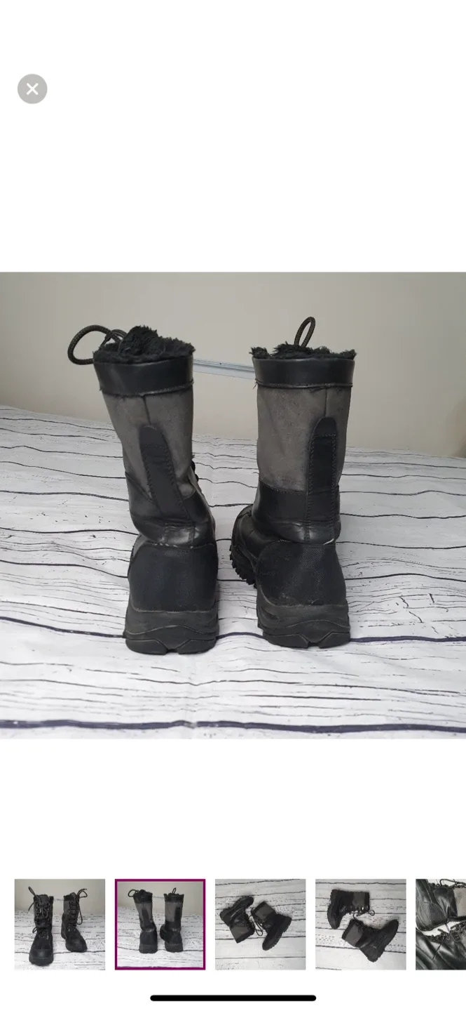 Black Winter Boots image indicator(2)