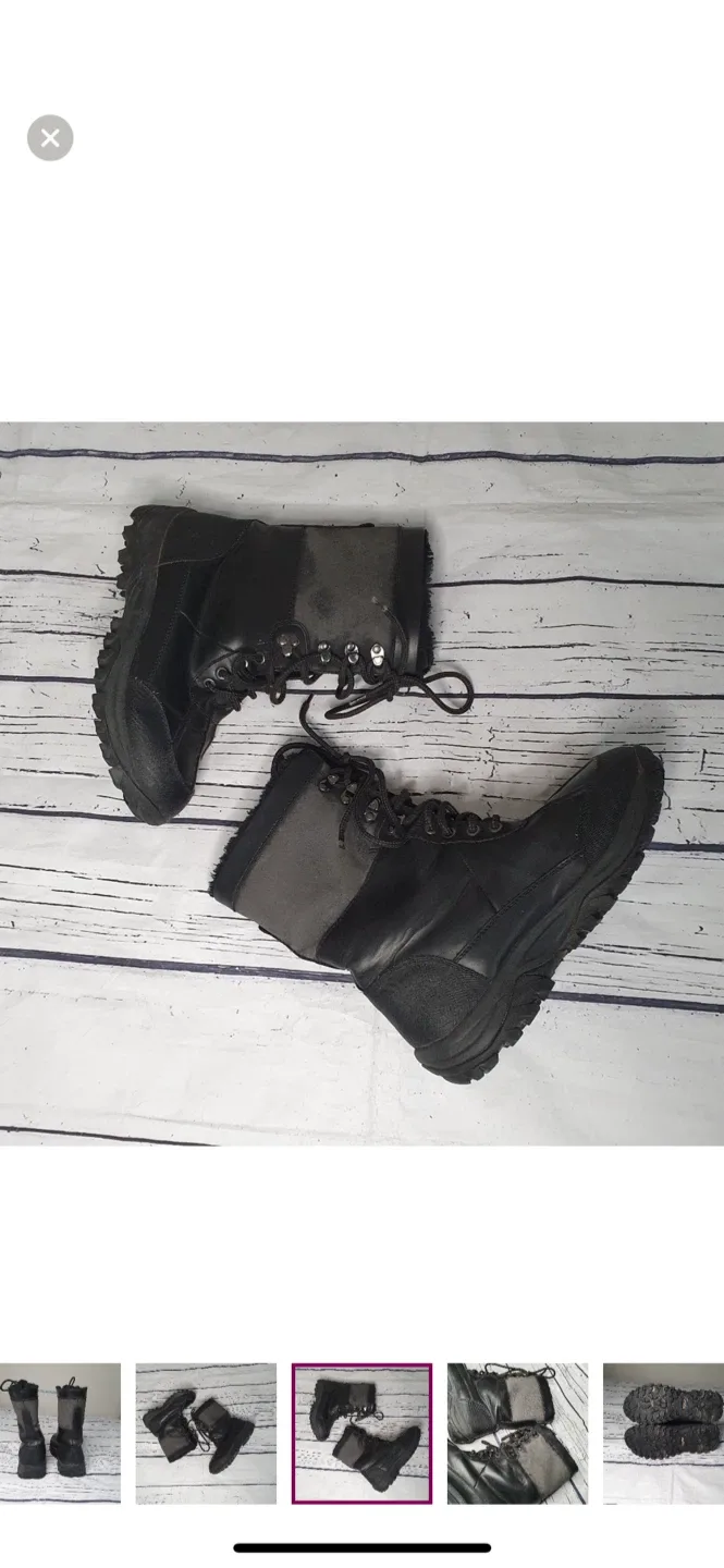 Black Winter Boots image indicator(4)